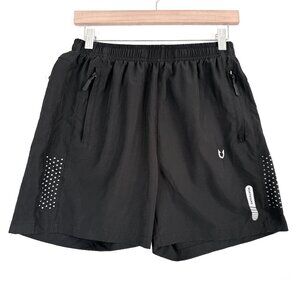 NORTHYARD Drawstring Pockets Outdoor Gym 5" Athletic Linerless Shorts S Black